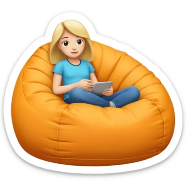 Beanbag chairs sticker