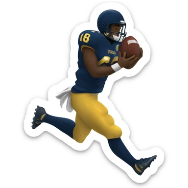 JSN scoring a TD sticker