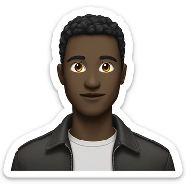 Tall Guy with dark hair and fair skin sticker