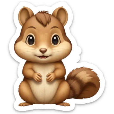 Little chipmunk  sticker