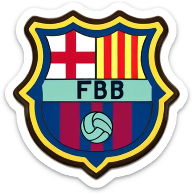 Escudo del barçelona sticker
