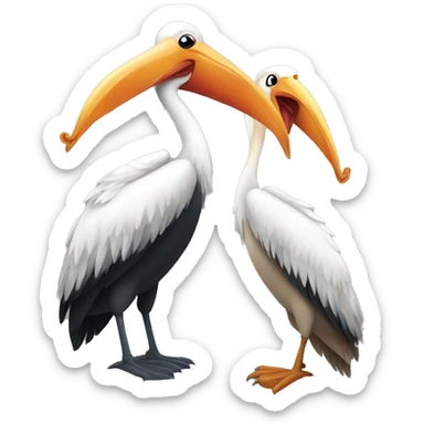 Pelican and Phoenix sticker