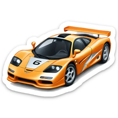 mclaren f1 car sticker