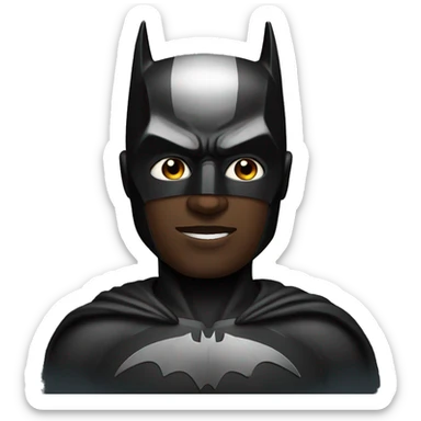 Black Batman sticker