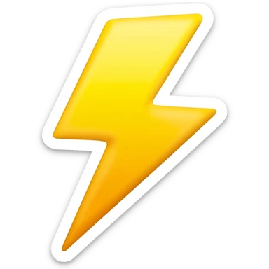 rayo amarillo sticker