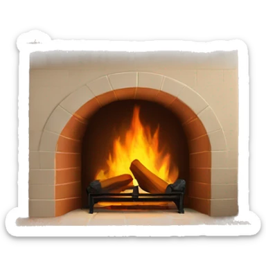 fireplace sticker
