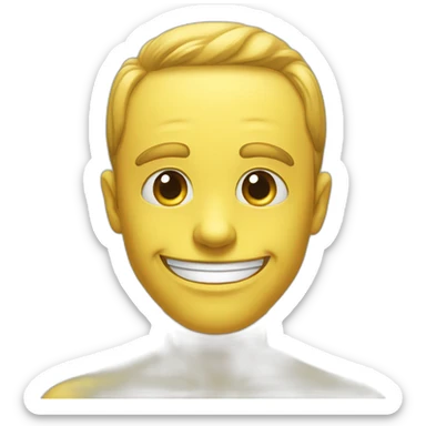 Smiley qui tourne les yeux a gauche sticker