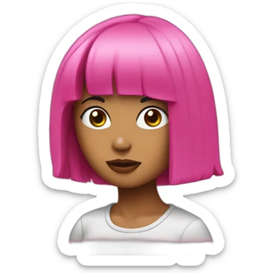 Lisa black ponk sticker