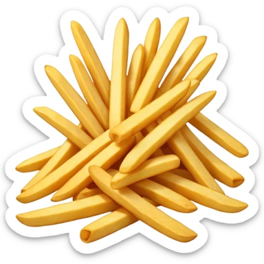 mcdonlad french fries sticker