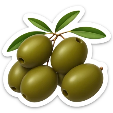dark green olives sticker