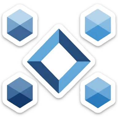 Staff team logo with name no faces sticker