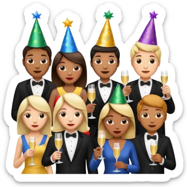 create a realistic emoji showing warehouse partners  sticker