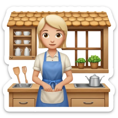 cottage tasks sticker