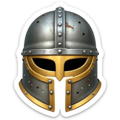 saxon helmet sticker
