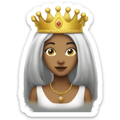 coroa, rainha  sticker