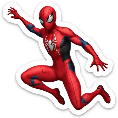Spiderman Kaine Parker Clone Scarlet Spiderman emoji sticker