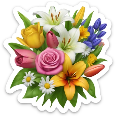 Bouquet of flowers  sticker