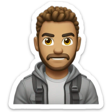 Fnf ferocious garrett sticker