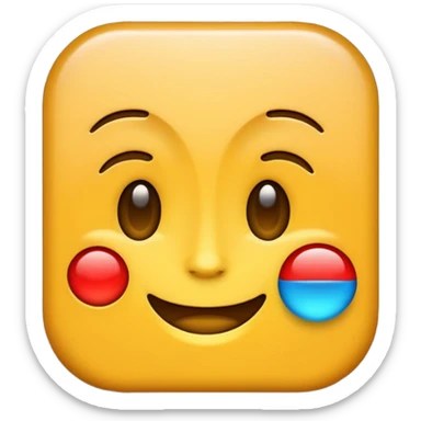 create a realistic emoji showing something showing real time data sticker