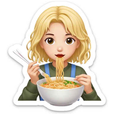 Noodles e-girl  sticker