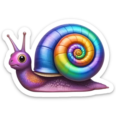 Snail Rainbow sticker