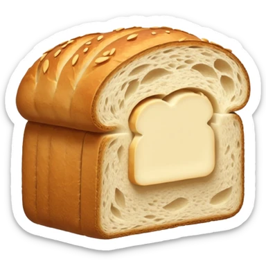 just a sliced bread load simple  sticker