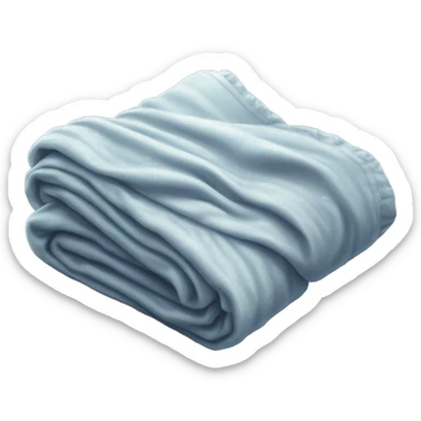 Blanket in a puddle of water  sticker