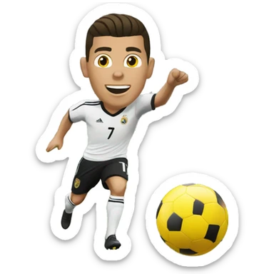 Cristiano Ronaldo Scores a Goal sticker