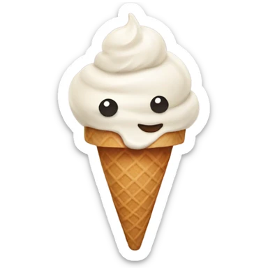 Ice cream  sticker