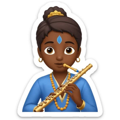 Krishina god sticker