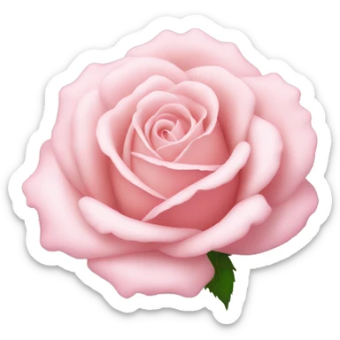 Light pink rose sticker