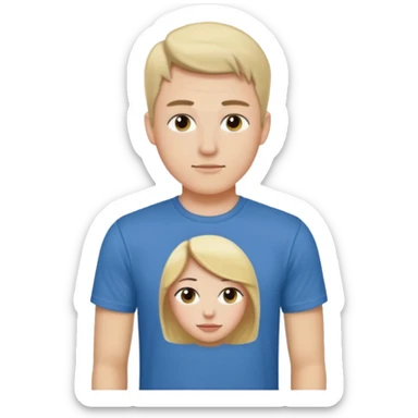 A avartar like a boyfriend send to a girl friend through message:wifey sticker