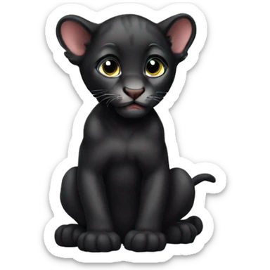 Baby panther sticker