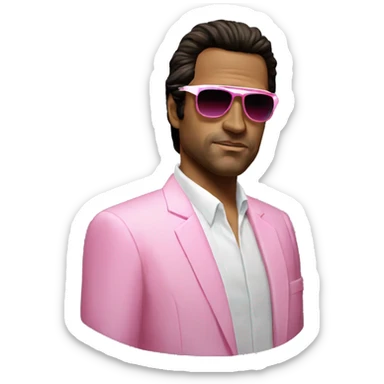 Retro Miami Vice Scarface sticker