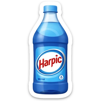 Harpic sticker