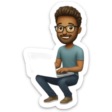 startup-designer-with-laptop sticker