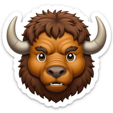i need a emoji which can show i have to upload image of a cattle or buffalo  sticker