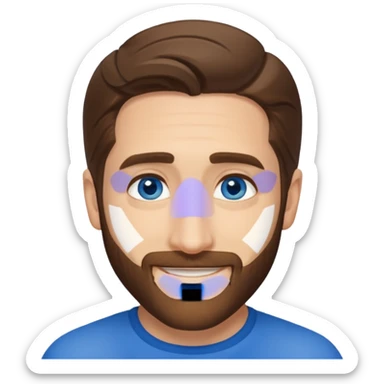 Jake Gyllenhaal with blue eyes sticker