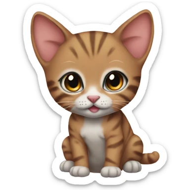 Baby kat sticker