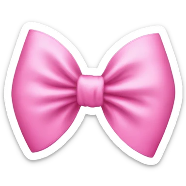 Pink bow  sticker