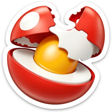 Kinder surprise red and white the real one cholo ate  sticker