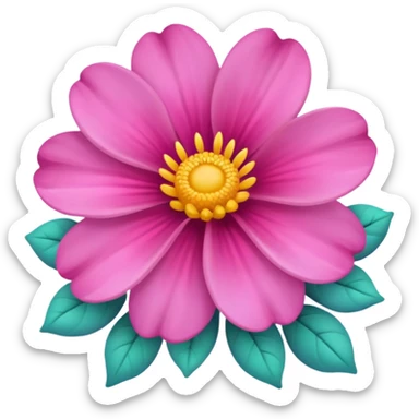 Aesthetic flowers sticker