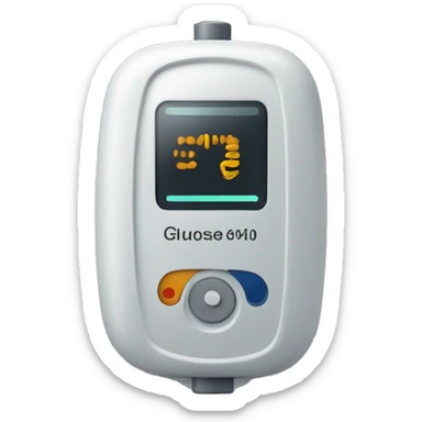 Continuous glucose monitor  sticker