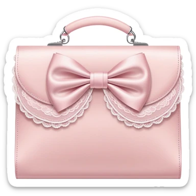 Light pink coquette folder sticker