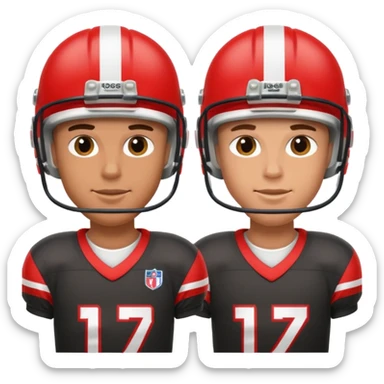 a football Team Players sticker