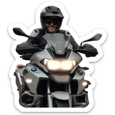 Bmw motorcycle gsa rider sticker