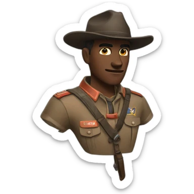 scout tf2 sticker
