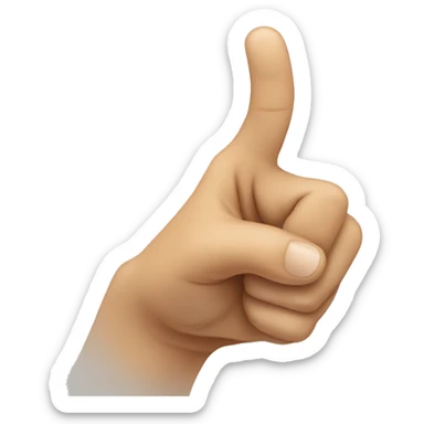 generate a finger pointing at you sticker