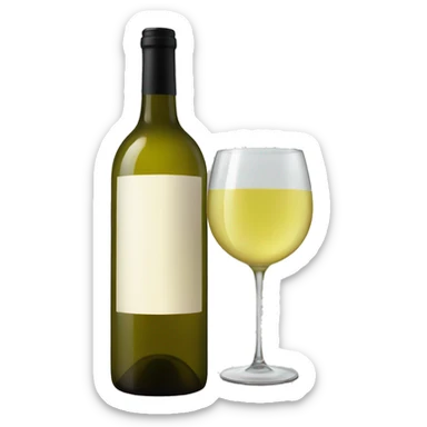White wine sticker