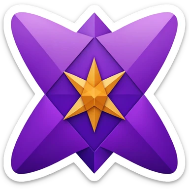 Arizona purple logo sticker